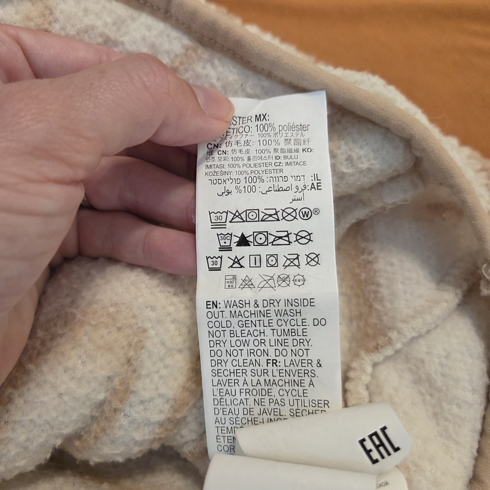 Billabong Adventure Division Switchback Mock Fleece Pullover Snap Button Beige S - Picture 9 of 9